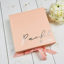 Load image into Gallery viewer, Bridesmaid Proposal Box • White Gift Box •Personalised Gift Box •Bridal Party Gift • Wedding Gift •Mother Of The Bride Gift • Thank you Gift