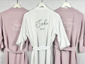 Ruffle Bridesmaid Robes, Ruffle Robe, Bridal Robe, Bridesmaid Gift, Wedding Robes, Bride Robe, Bridal Party Robes, Lavender Robes