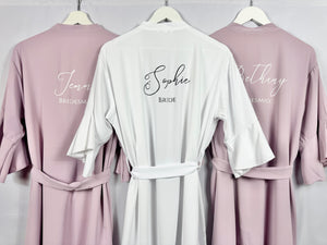 Ruffle Bridesmaid Robes, Ruffle Robe, Bridal Robe, Bridesmaid Gift, Wedding Robes, Bride Robe, Bridal Party Robes, Lavender Robes