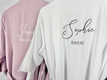 Load image into Gallery viewer, Ruffle Bridesmaid Robes, Ruffle Robe, Bridal Robe, Bridesmaid Gift, Wedding Robes, Bride Robe, Bridal Party Robes, Lavender Robes