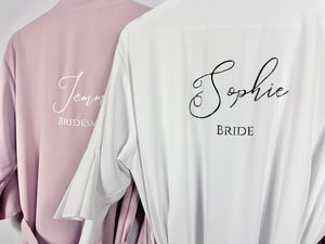 Ruffle Bridesmaid Robes, Ruffle Robe, Bridal Robe, Bridesmaid Gift, Wedding Robes, Bride Robe, Bridal Party Robes, Lavender Robes