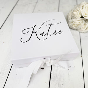 Personalised Bridesmaid box, Magnetic Gift boxes for Mother's Day Bridesmaid Proposal or Bridal Party Gifts, Small&Large Size Hidden Message