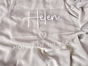 Bridesmaid Robes & Pyjamas Iron on Stickers, Heat Transfer Vinyl Decals for Wedding Pjs Dressing Gowns, Clothing Transfers Hen Party Gifts