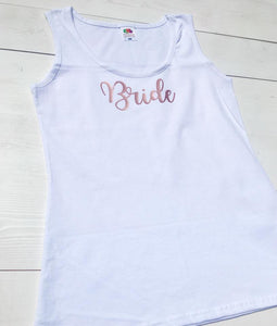 Hen Party Tops • Rose Gold Bridesmaid • Bridesmaid Tops • Hen Party Vests • Hen Do Tops • Bridesmaid Vests • Batchelorette Vest • Hen Do Tee