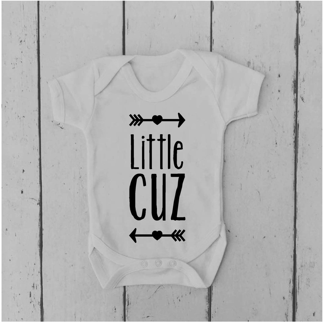 Little Cuz • Cousin Gift • Cousin Baby Vest • Cousin Bodysuit • Cousin Baby Grow • Funny Baby Clothing • Unisex Baby Gift •Baby Shower Gift