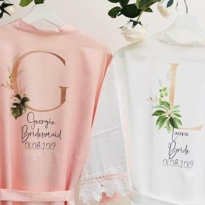 Rose gold 2024 bridesmaid robes