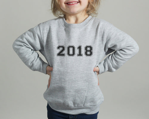 Kids Birthyear Sweatshirt, Children's Birth Year Sweater, Custom Birthyear Sweatshirt, Birthday Sweatshirt, Personalised Year Sweatshirt