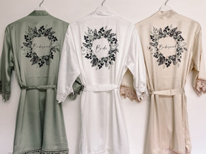 Bridesmaid Robes, Sage Green Wedding Robes
